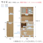 半透明ガラスのキッチンボード (幅80cm GY) 9枚目画像