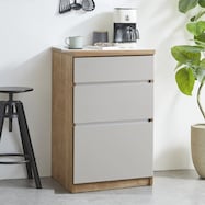 キッチン収納カウンター (幅60cm 引き出し GY)【期間限定価格:11/28~1/5まで】