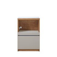 キッチン収納カウンター (幅60cm オープン GY)【期間限定価格:11/28~1/5まで】