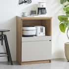 キッチン収納カウンター (幅60cm オープン GY) 1枚目画像