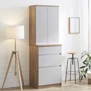 シンプルキッチンボード 60 (上扉 下引き出し)