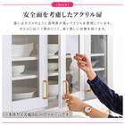 ゴミ箱上収納(94幅 BNR 大理石調ホワイト) 8枚目画像