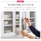 ゴミ箱上収納(94幅 BNR 大理石調ホワイト) 8枚目画像