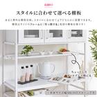 ゴミ箱上収納(94幅 BNR 大理石調ホワイト) 10枚目画像