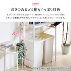 ゴミ箱上収納(94幅 BNR 大理石調ホワイト) 13枚目画像