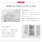 ゴミ箱上収納(94幅 BNR 大理石調ホワイト) 17枚目画像