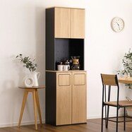 ヴィンテージ ごみ箱一体型食器棚 (ごみ箱2つタイプ)【期間限定価格:11/28~1/5まで】