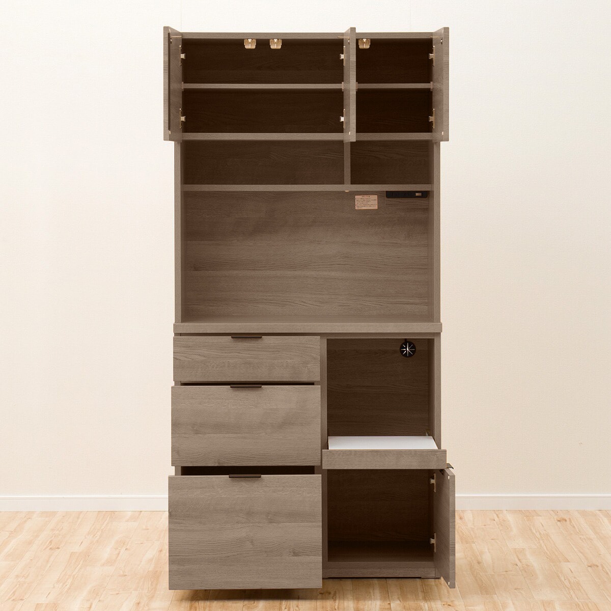 キッチンボード(エトナN 90KB GW) | ニトリネット【公式】 家具