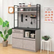 マグネットパネル付キッチンボード (幅110cm)