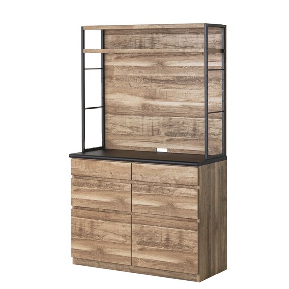 マグネットパネル付キッチンボード (引き出しタイプ 幅110cm ORK) 13枚目画像