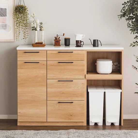 ハイカウンター (幅140cm OAK) 2枚目画像