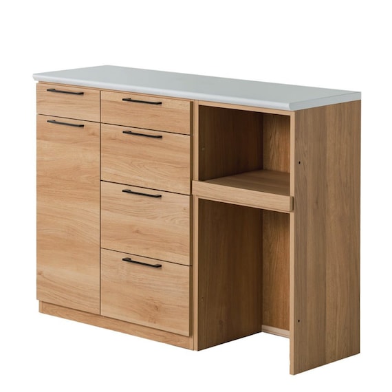 ハイカウンター (幅140cm OAK) 6枚目画像