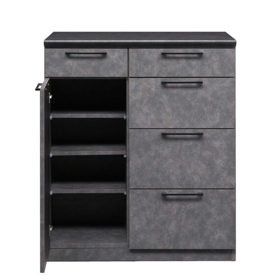 ハイカウンター (幅90cm DGY) 4枚目画像