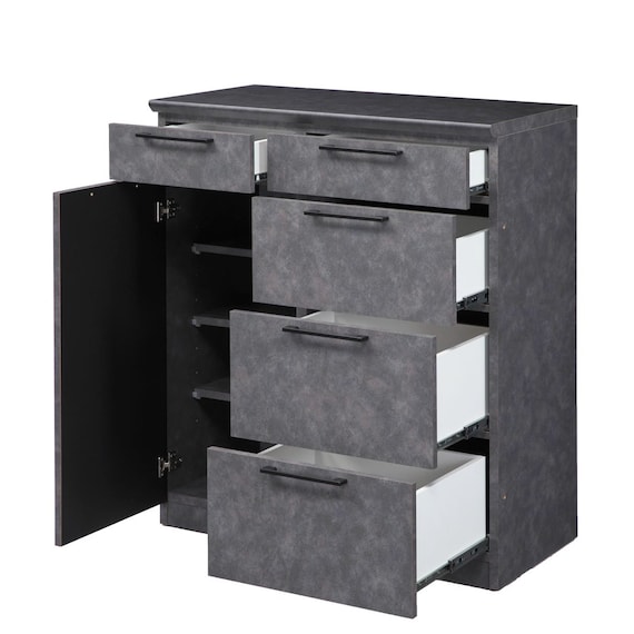 ハイカウンター (幅90cm DGY) 5枚目画像