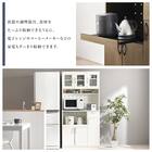 まとめて収納キッチンボード (ドアタイプ ホワイト) 2枚目画像