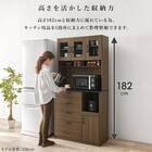 まとめて収納キッチンボード (引き出しタイプ ホワイト) 13枚目画像