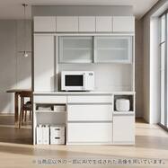 キッチンボード（チェルシー WH 40L上置き/140R上置き H38/180KB/トレー/ダストBOX）