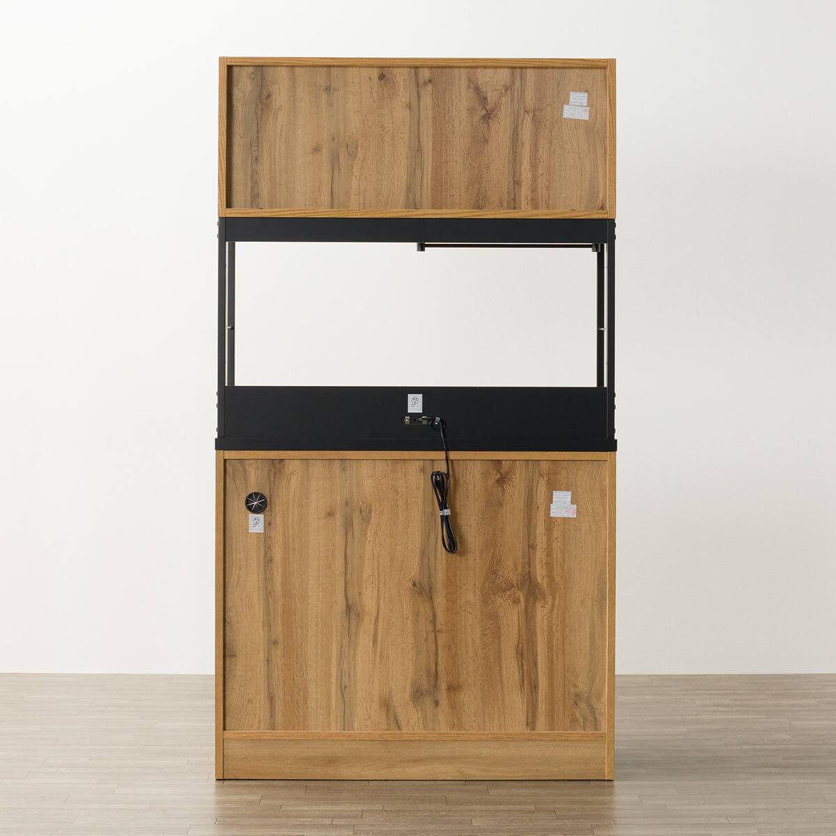 キッチンボード(IM301C 100OP LBR/BK) | ニトリネット【公式】 家具