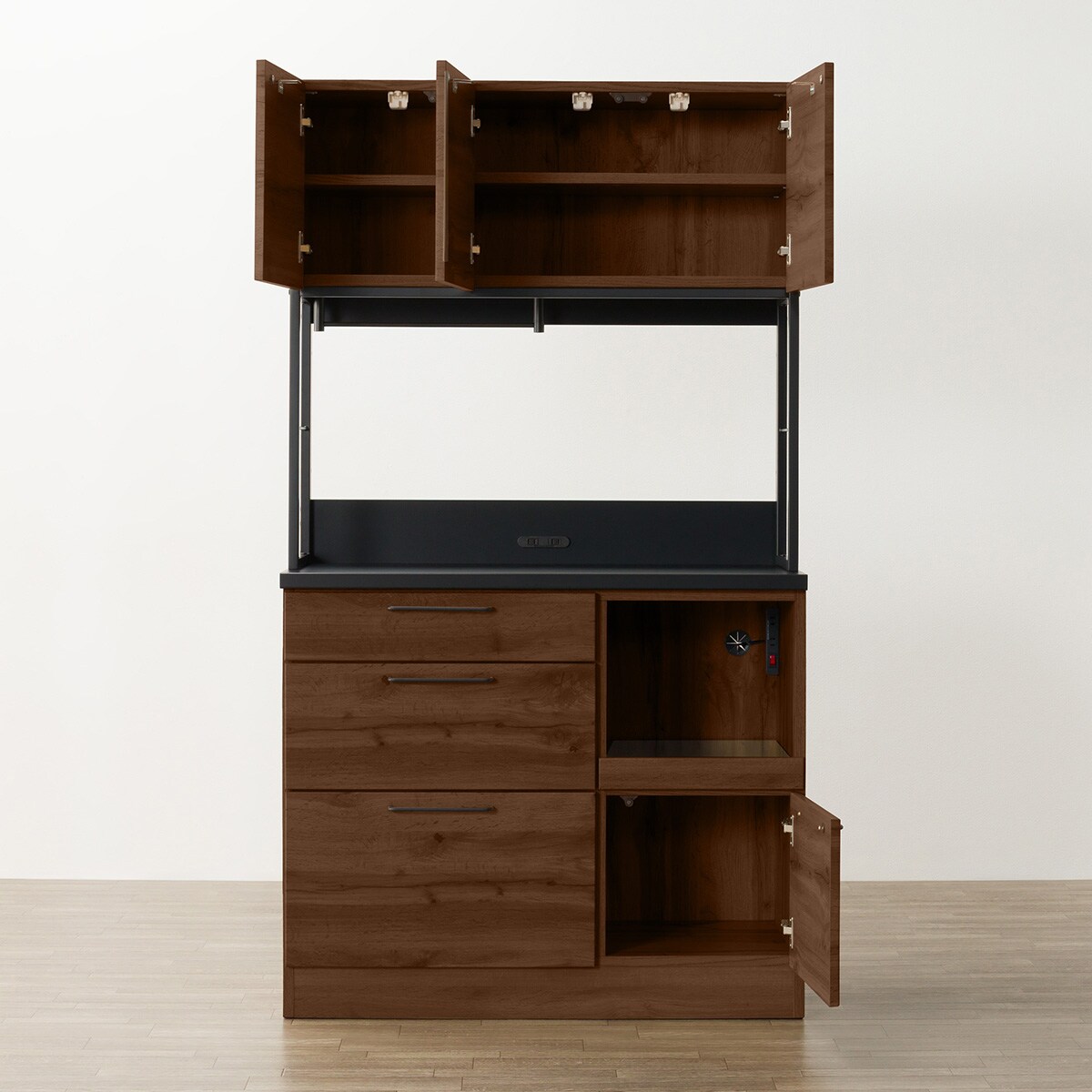 キッチンボード(IM301C 100OP MBR) | ニトリネット【公式】 家具