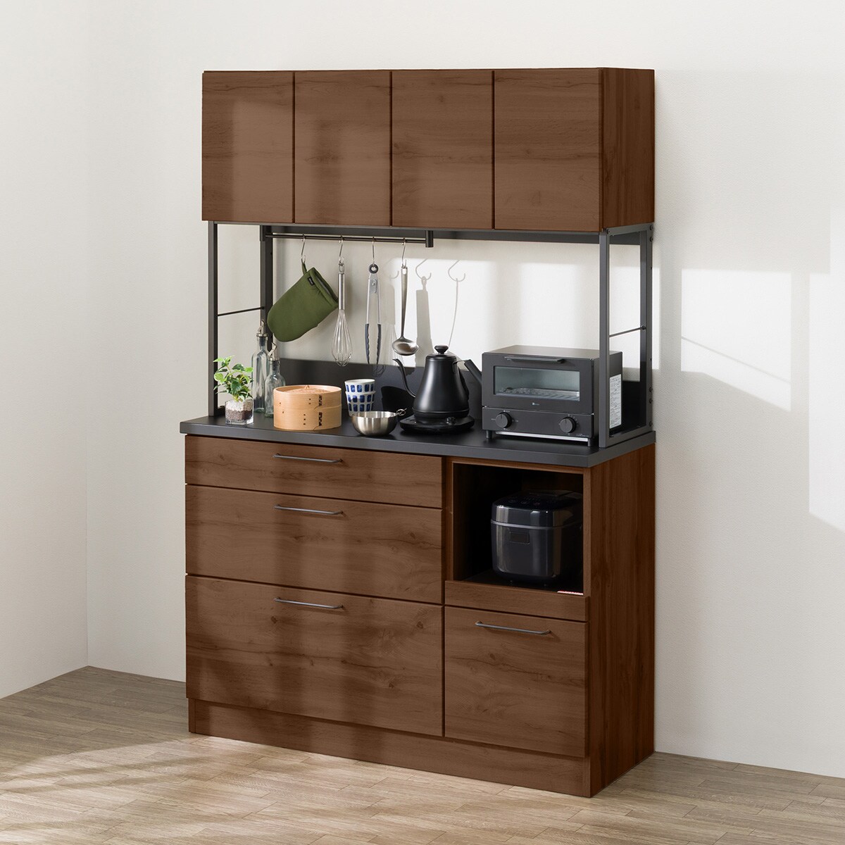 キッチンボード(IM301C 120OP MBR) | ニトリネット【公式】 家具