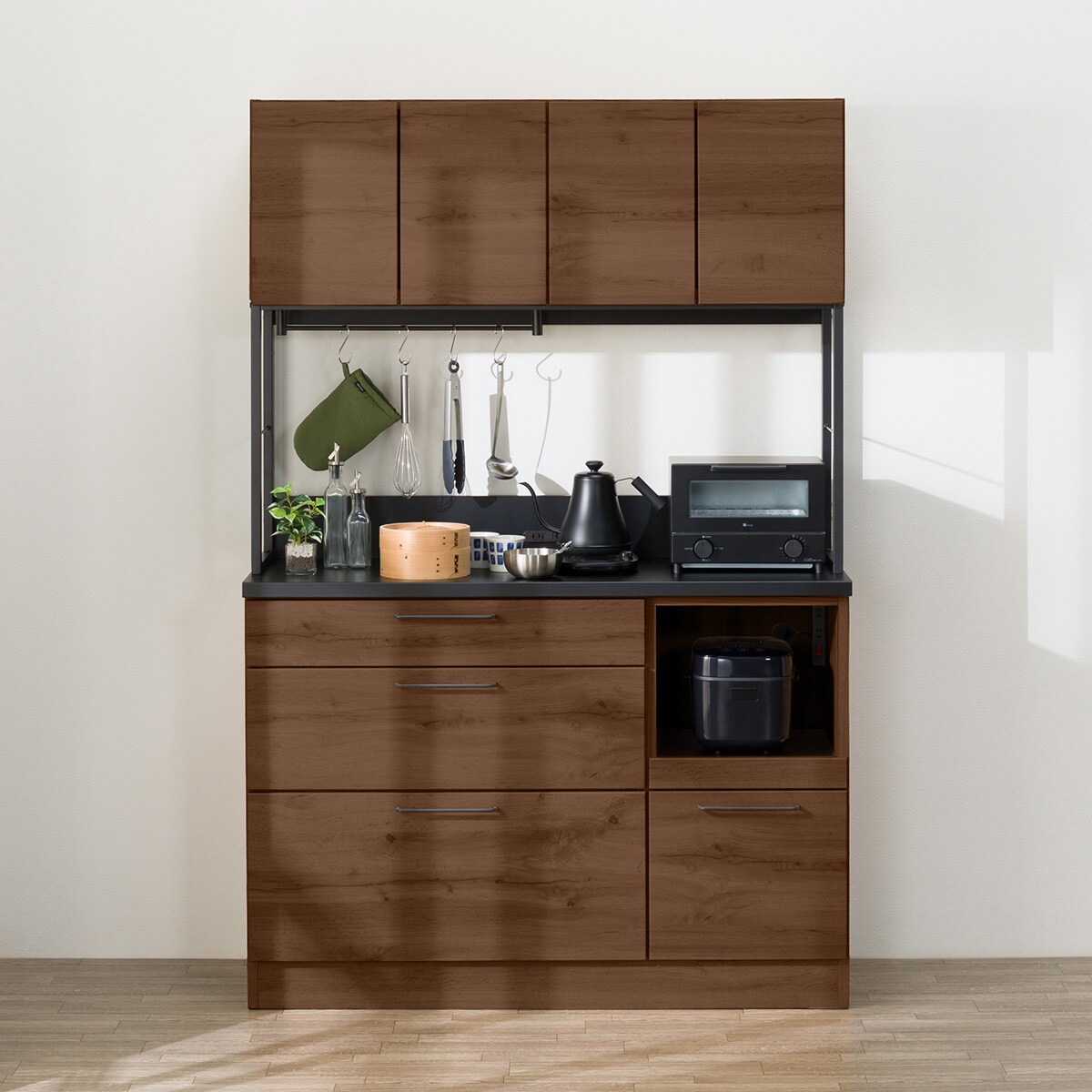 キッチンボード(IM301C 120OP MBR) | ニトリネット【公式】 家具