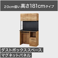 ダストボックス用スペース付きマグネットキッチンボード(IM301C 100MGD)