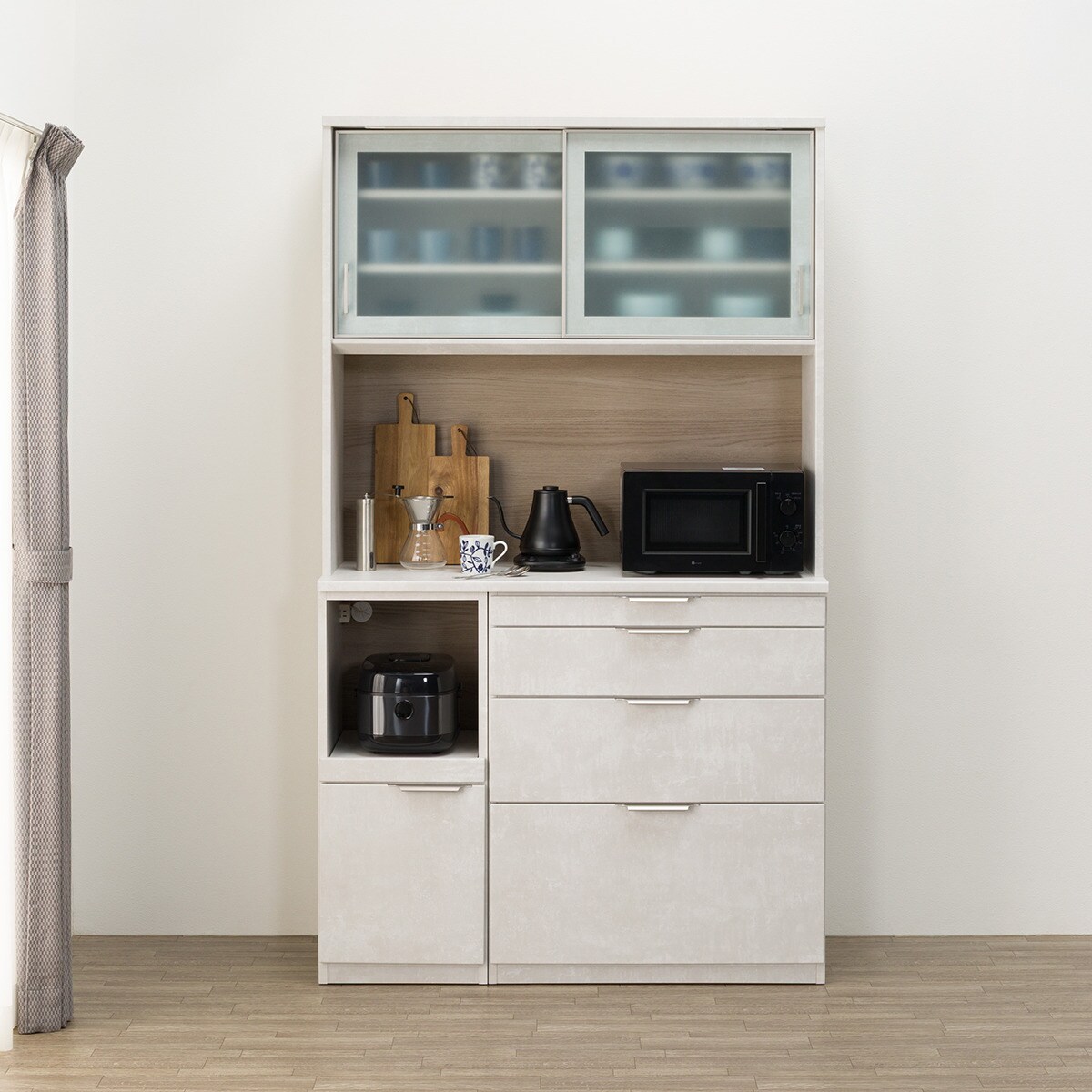 キッチンボード 楽天市場】キッチンボード(SP201 140KB WH) ニトリ 【配送員設置