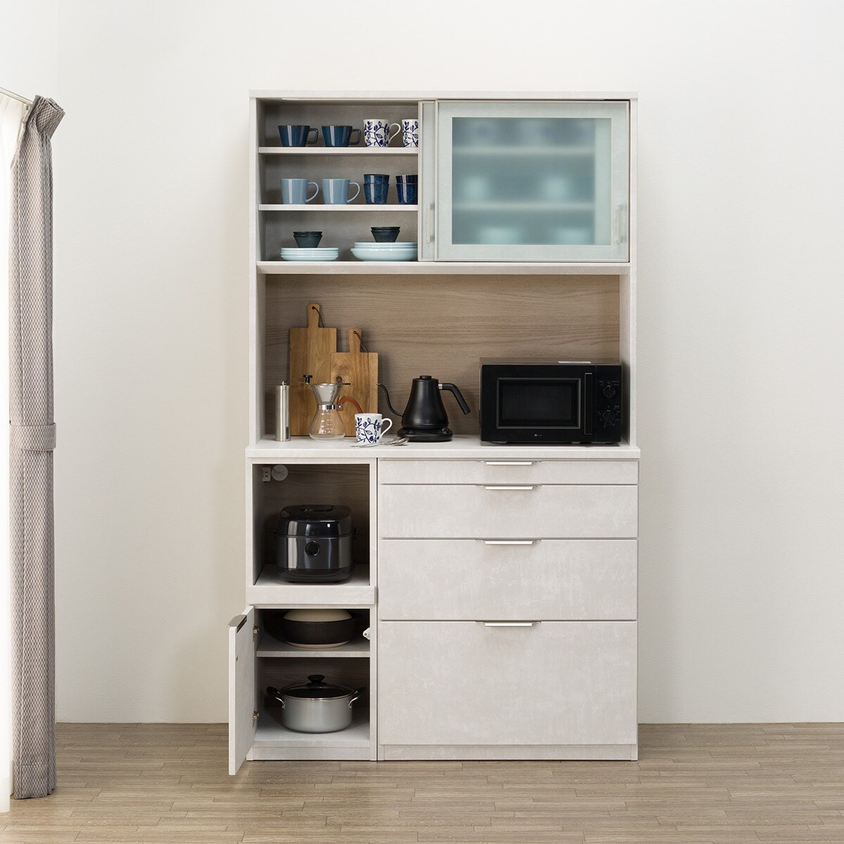 キッチンボード(KM504 120L LGY) | ニトリネット【公式】 家具