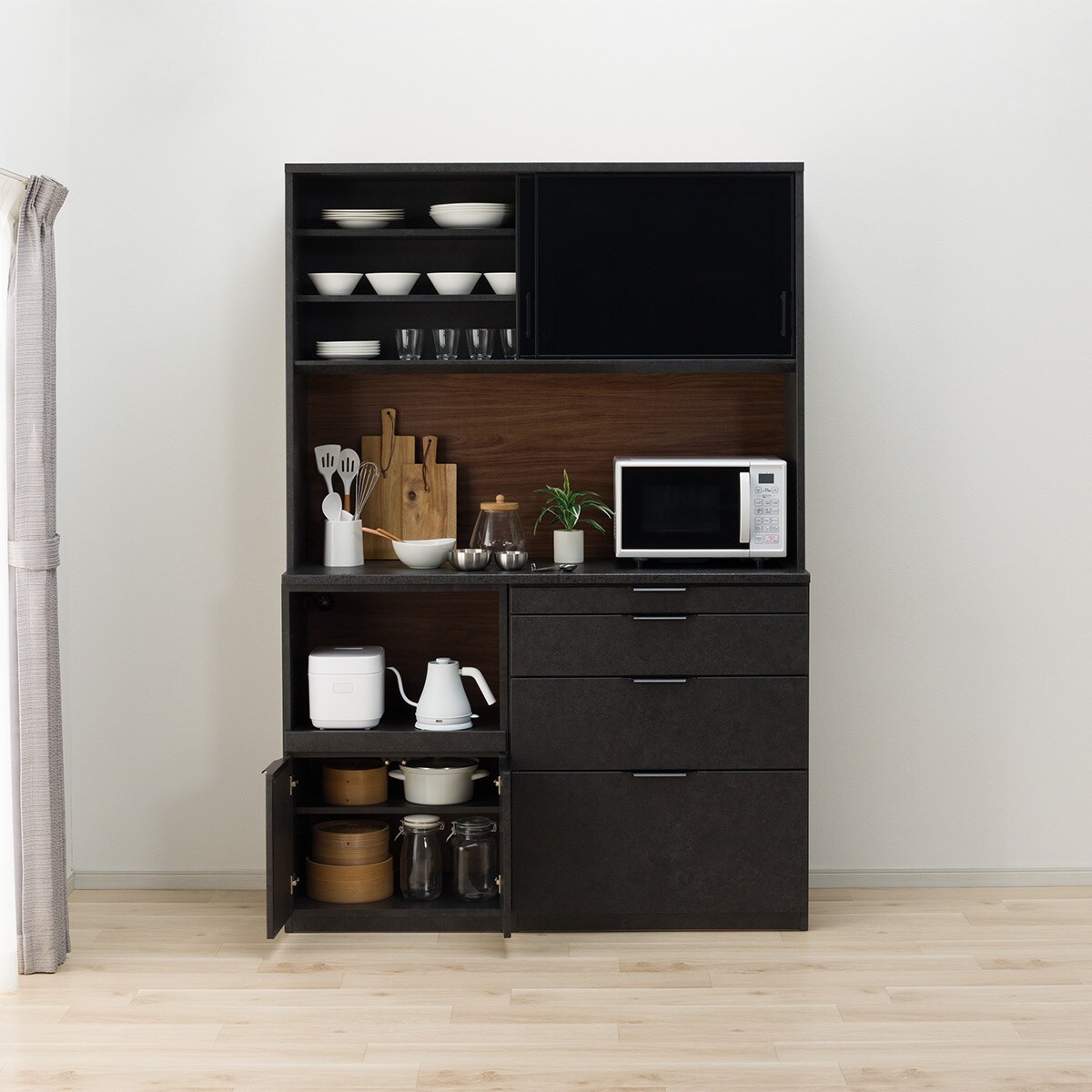 キッチンボード(KM504 140L GY) | ニトリネット【公式】 家具