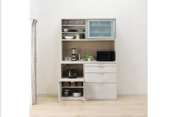 キッチンボード KM504 140 LGY 4枚目画像