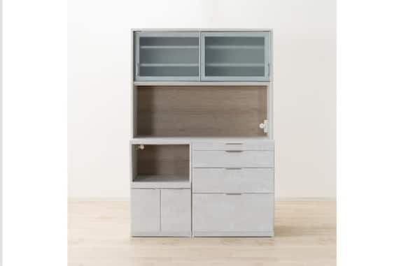 キッチンボード KM504 140 LGY 6枚目画像