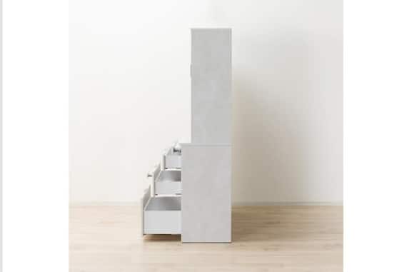 キッチンボード KM504 140 LGY 9枚目画像