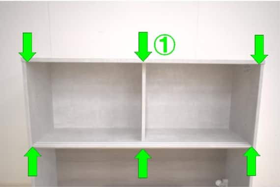 キッチンボード KM504 140 LGY 20枚目画像