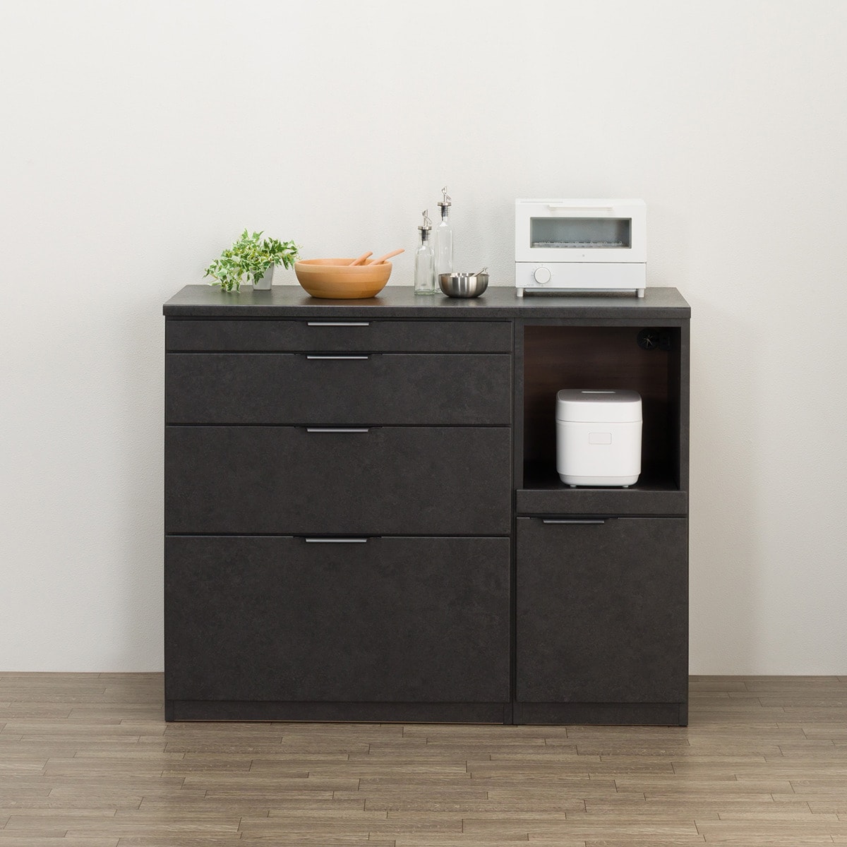 キッチンカウンター(KM504 120CR GY) | ニトリネット【公式】 家具