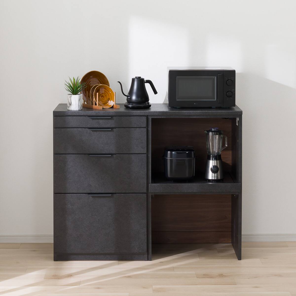 キッチンカウンター(KM504 120OP GY) | ニトリネット【公式】 家具