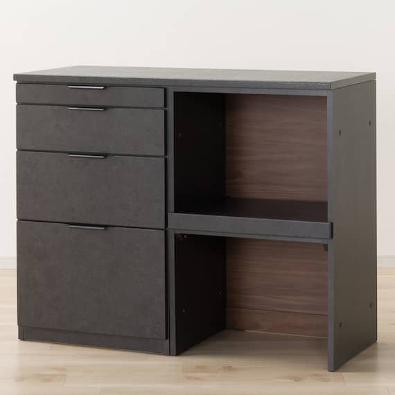 キッチンカウンター(KM504 120OP GY) 3枚目画像