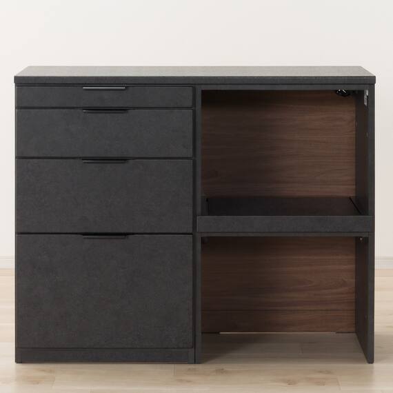 キッチンカウンター(KM504 120OP GY) 4枚目画像