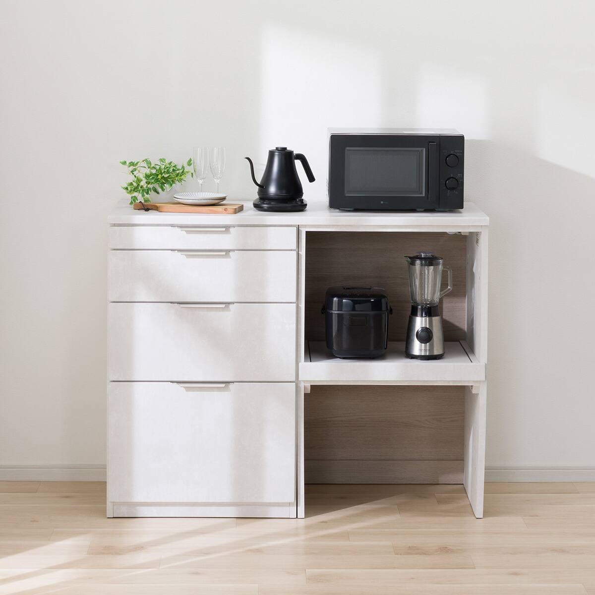 キッチンカウンター(KM504 120OP LGY) | ニトリネット【公式】 家具