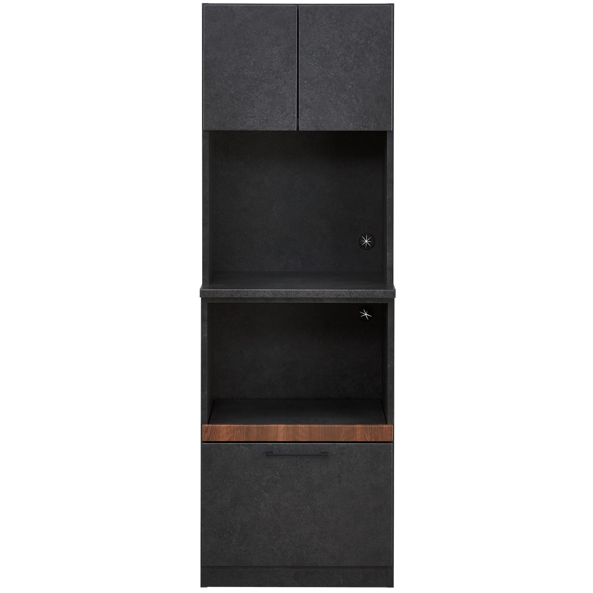 モダン ブラック レンジボード　ニトリ キッチンボード特集 | ニトリネット【公式】 家具・インテリア通販