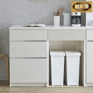 シンプルキッチンカウンター120 (引出し+ダスト対応)【期間限定価格:11/28~1/5まで】