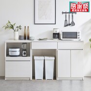 シンプルキッチンカウンター180 (オープン＋扉＋ダスト対応)