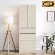 シンプルキッチンボード 60 (上扉 下引き出し)