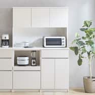 シンプルキッチンボード 120 (上オープン 下オープン+扉)