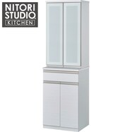 組合せキッチンボード(リガーレ 60DB セラミック天板 ハイタイプ WH2)【期間限定価格:10/31~1/5まで】