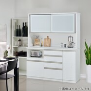 組合せキッチンボード(リガーレ160KB セラミック天板 ハイタイプ WH2)