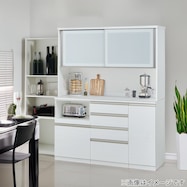 組合せキッチンボード(リガーレ160KB セラミック天板 ハイタイプ WH2)