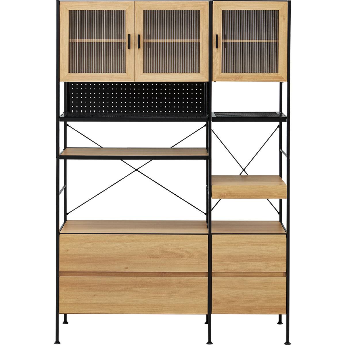 ニトリ　キッチンボード　 　美品 キッチンボード(DX001 123 LBR) | ニトリネット【公式】 家具