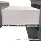 キッチンボード (鏡面仕様 引出しタイプ 幅80cm ホワイト) 5枚目画像