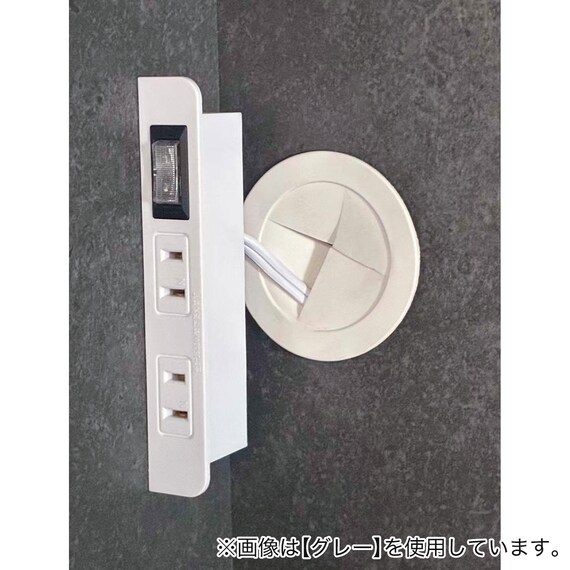 キッチンボード (鏡面仕様 引出しタイプ 幅120cm ホワイト) 4枚目画像