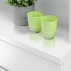 キッチンボード (鏡面仕様 引出しタイプ 幅140cm ホワイト) 3枚目画像